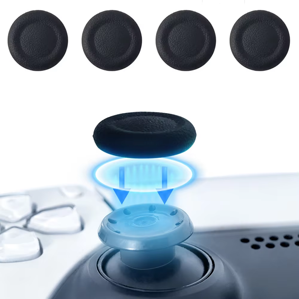 Gaming Console For Tv - 2/6 قطعة قبعات استبدال عصا التحكم