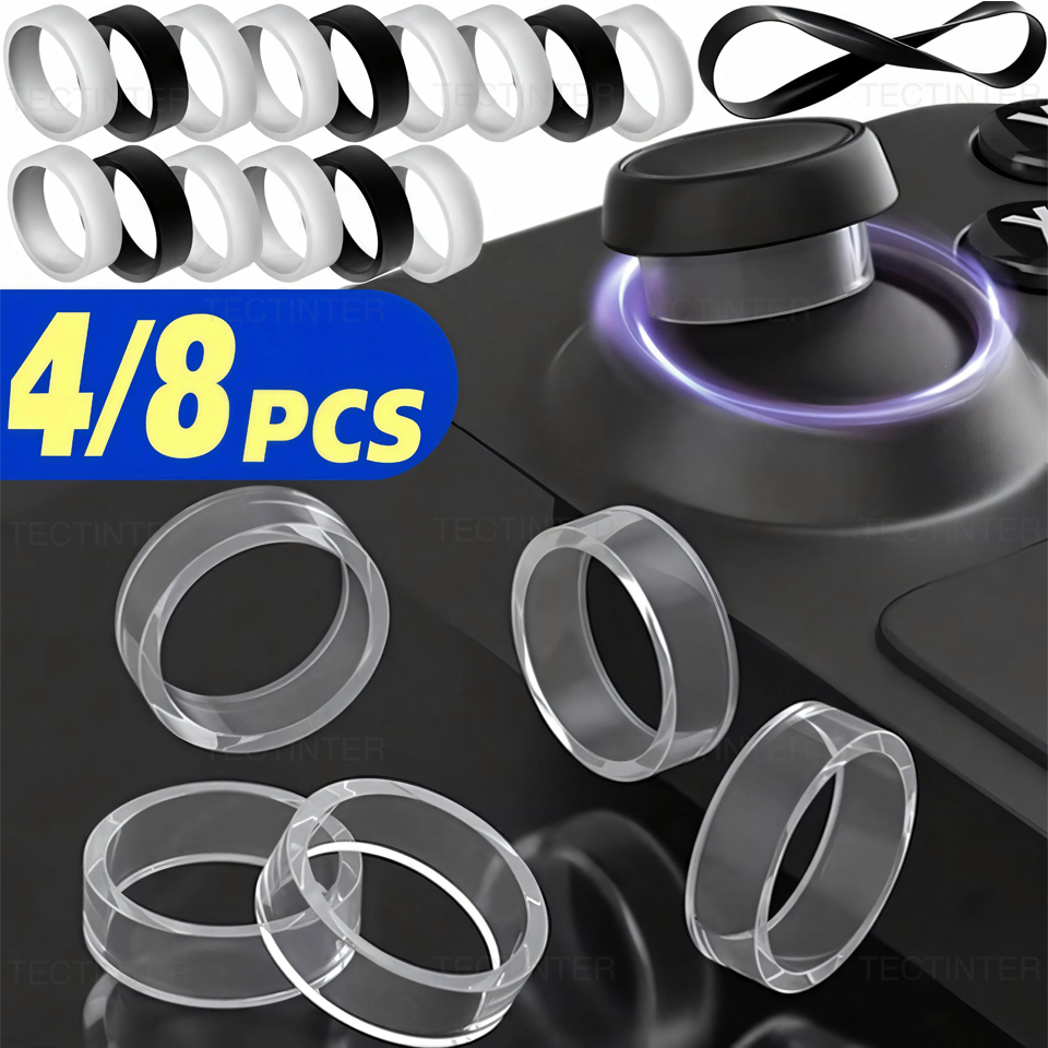 Gaming Console Sony - 4/8 قطع حلقات مطاطية واقية مرنة
