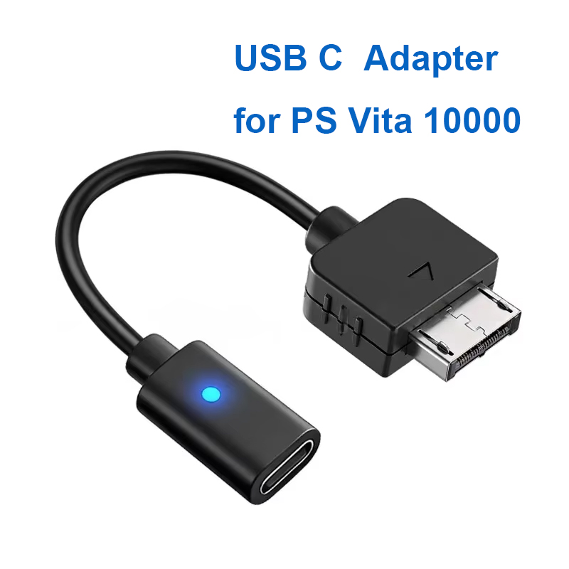 Gaming Console Sony - محول شحن USB-C أسود بطول 10