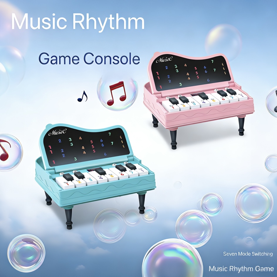 Gaming Console With Keyboard - بيانو مكتبي صغير محمول باليد مزود