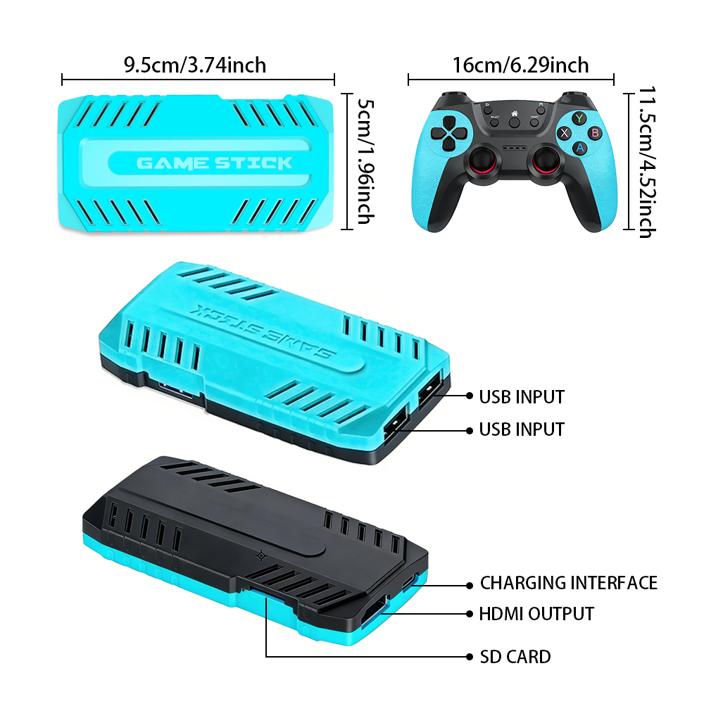 عصا ألعاب ريترو X10 Pro الجديد - مراجعة Gaming Console Emulator وسعره