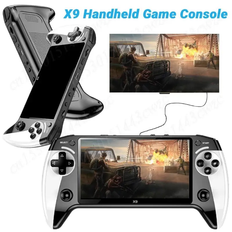 جهاز ألعاب فيديو محمول X9 بشاش - مراجعة Gaming Console Emulator وسعره