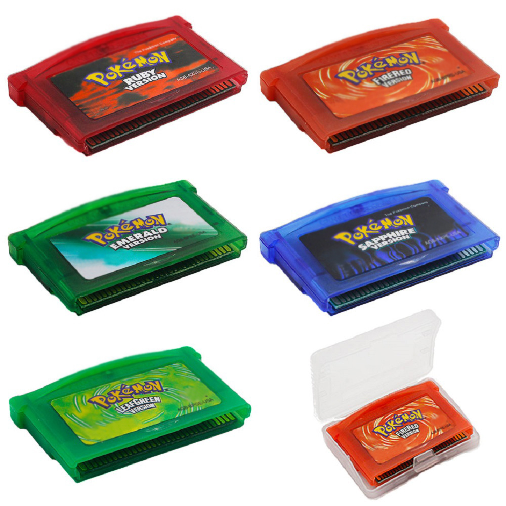 بطاقة لعبة بوكيمون لسلسلة GBA، - مراجعة Gaming Console Video وسعره