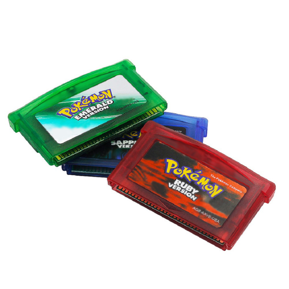 بطاقة لعبة بوكيمون لسلسلة GBA، - مراجعة Gaming Console Video وسعره