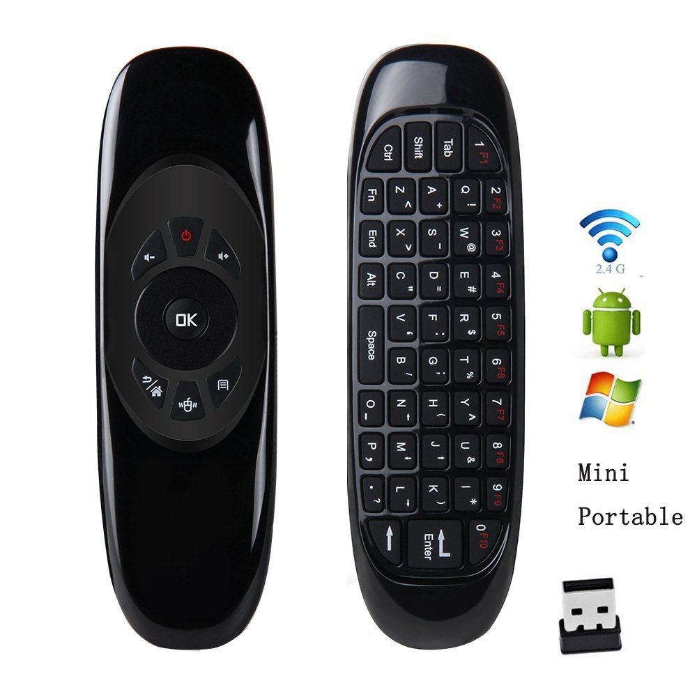 C120 Fly Air Mouse لوحة مفاتيح - مراجعة Gaming Console For Smart Tv وسعره