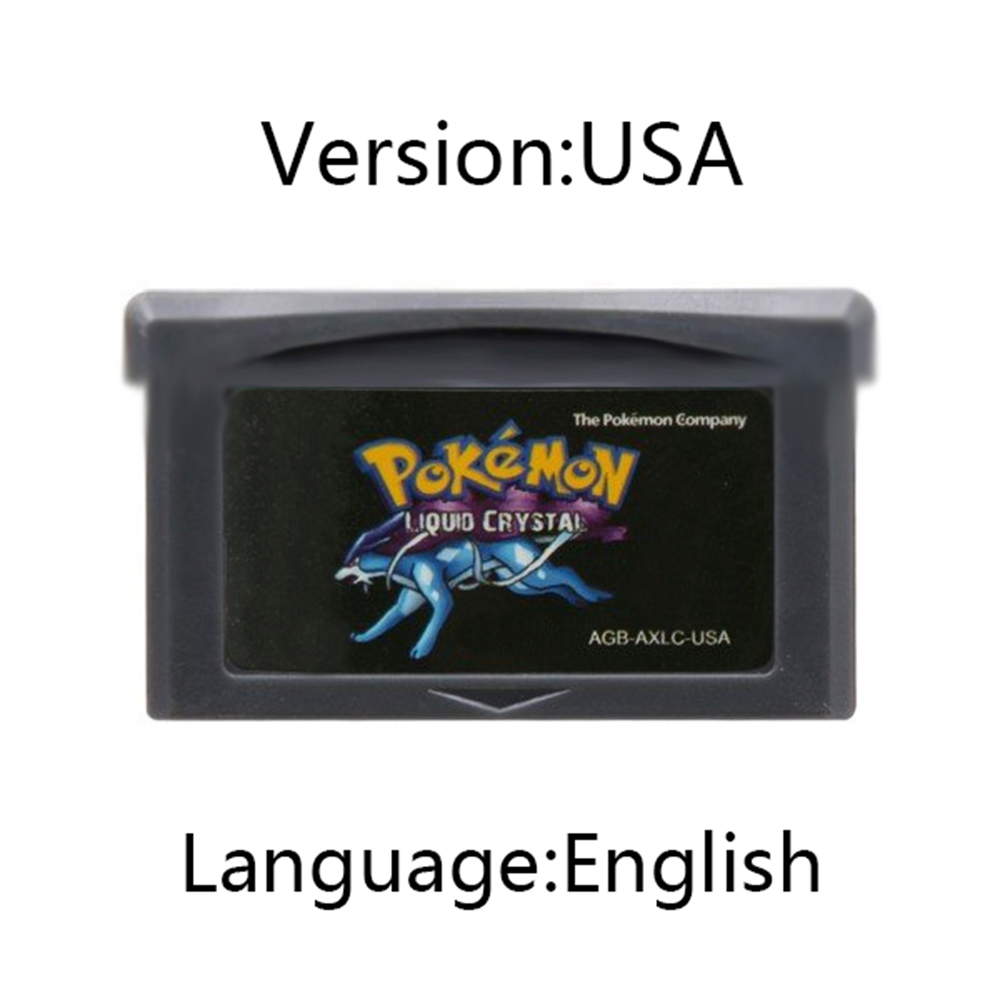 خرطوشة ألعاب سلسلة بوكيمون GBA - مراجعة Gaming Console Video وسعره