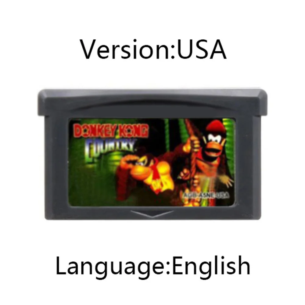 لعبة دونكي كونج GBA 32 بت، بطا - مراجعة Gaming Console Video وسعره