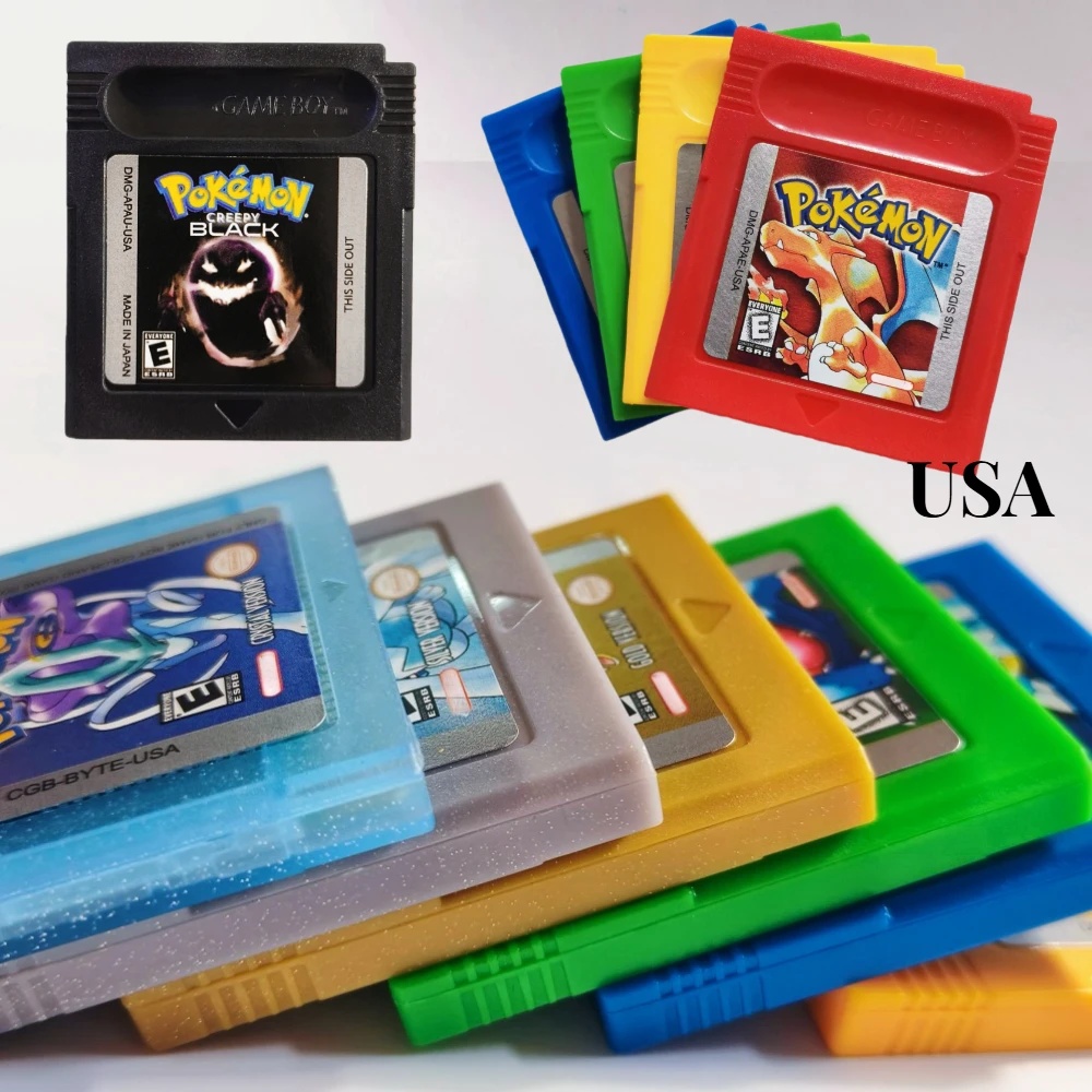خرطوشة ألعاب سلسلة بوكيمون GBC - مراجعة Gaming Console Video وسعره