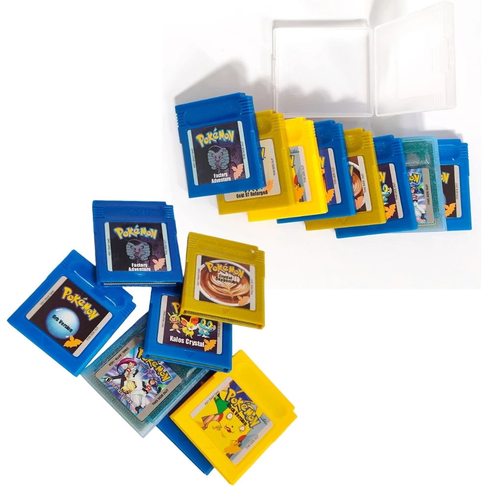 خرطوشة ألعاب سلسلة بوكيمون GBC - مراجعة Gaming Console Video وسعره