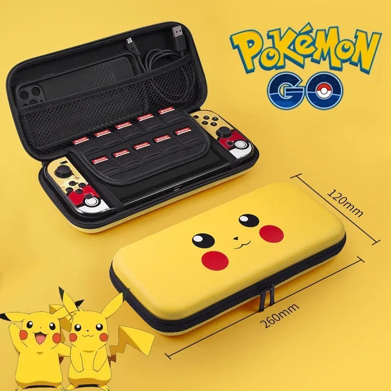 حقيبة تخزين بوكيمون بيكاتشو لج - مراجعة Gaming Console Handheld وسعره