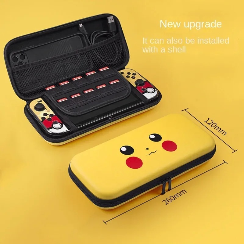 حقيبة تخزين بوكيمون بيكاتشو لج - مراجعة Gaming Console Handheld وسعره